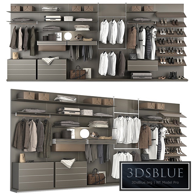 Rimadesio Abacus Walk-in Closet 1
