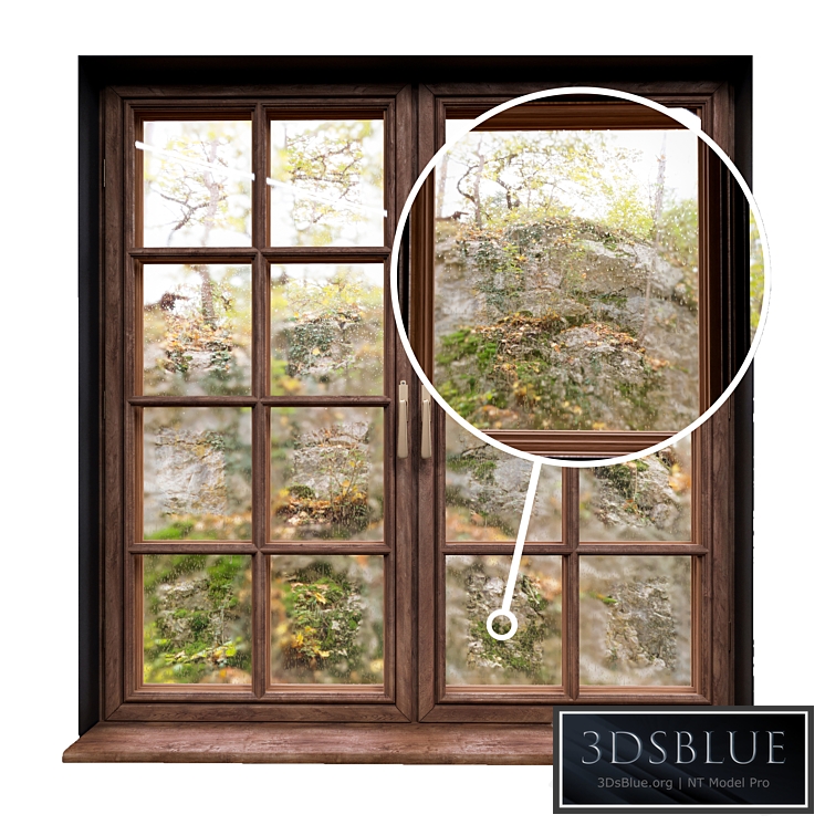 misted glass material with water droplets