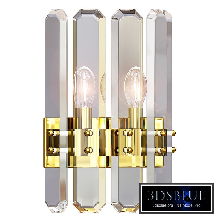 Modern crystal wall lamp bedroom