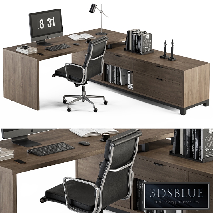 Office Furniture L Type Desk - Manager Set 30