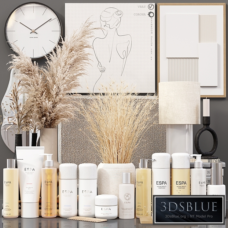 Bathroom Decor Set 09