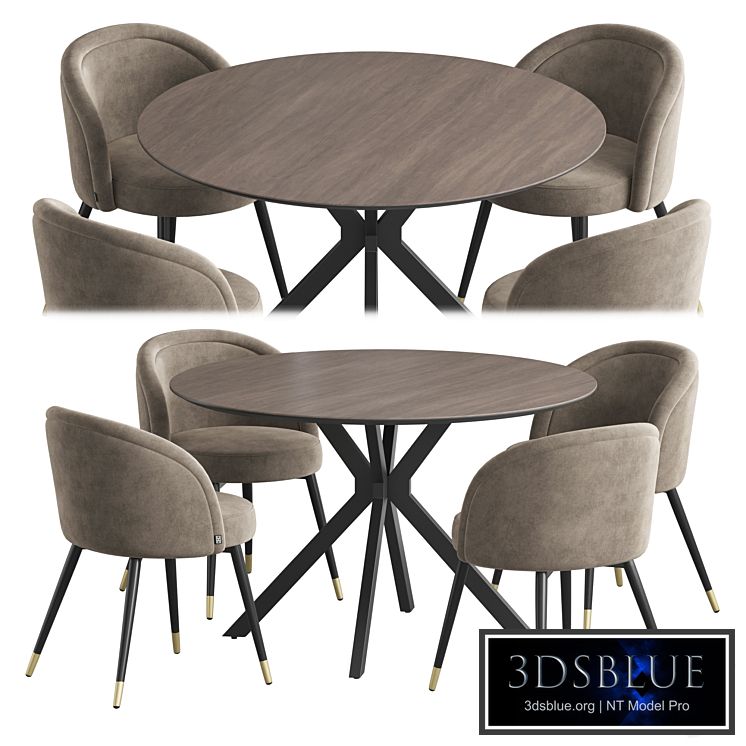 Ralf table Chloe chair dining set