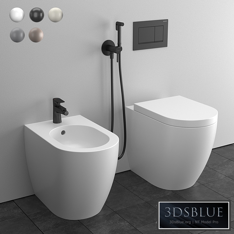 Cielo Smile Back to wall WC / Bidet