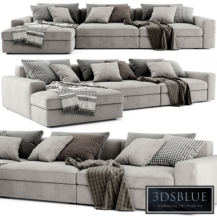 Poliform Dune Chaise Longue Sofa 2