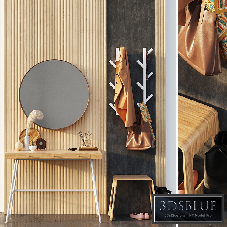 Furniture composition in the hallway. IKEA