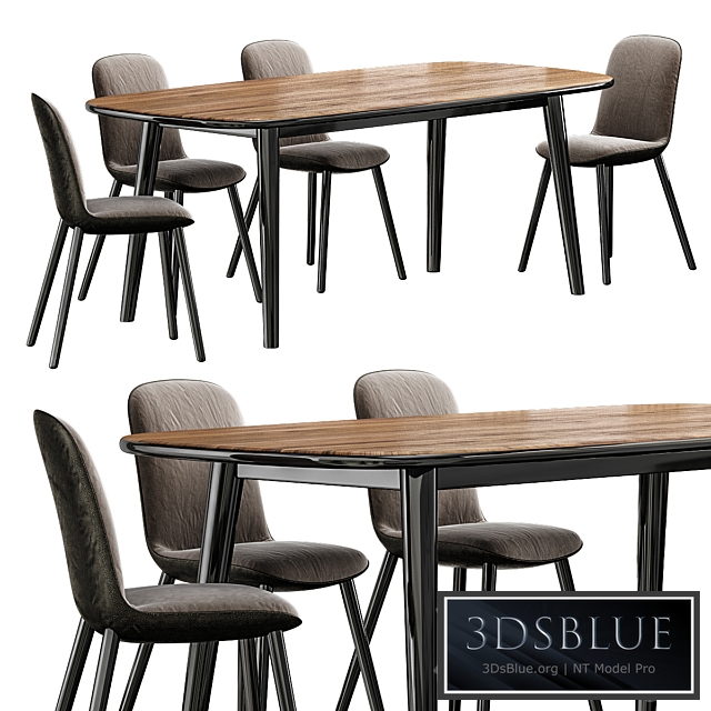 Poliform chair and table