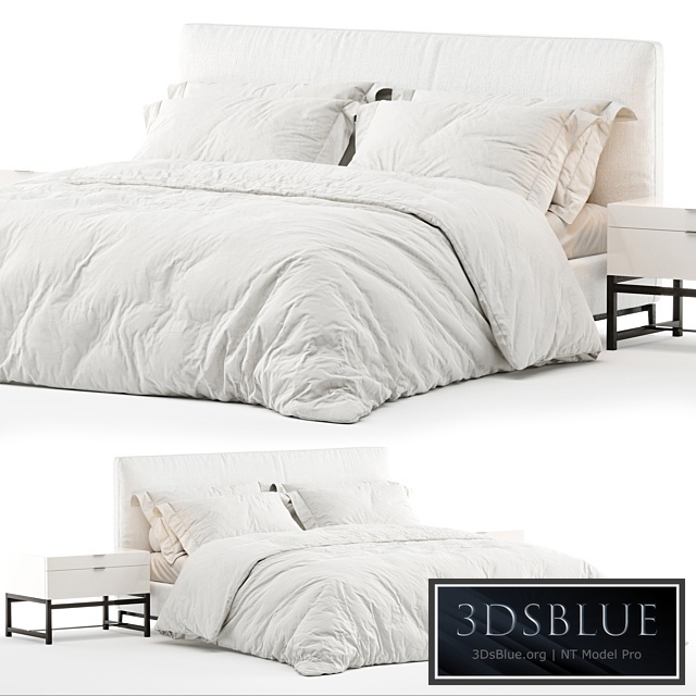 Bed Minotti Andersen (White)