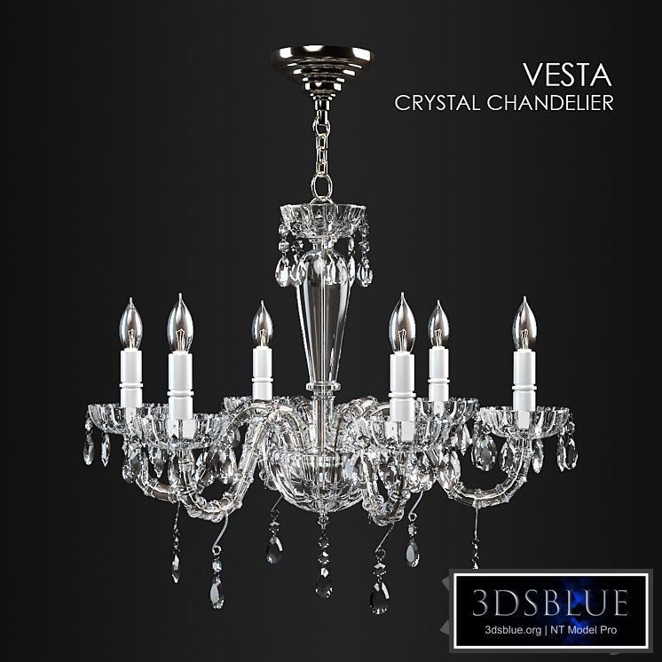 Vesta Clear Chandelier