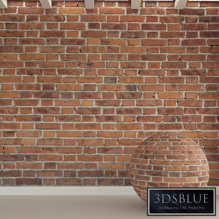 Brick wall. Old brick. 162