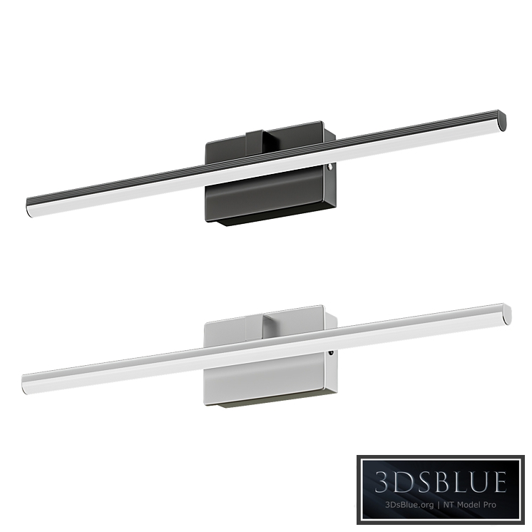 Black and White Linear Vanity Light