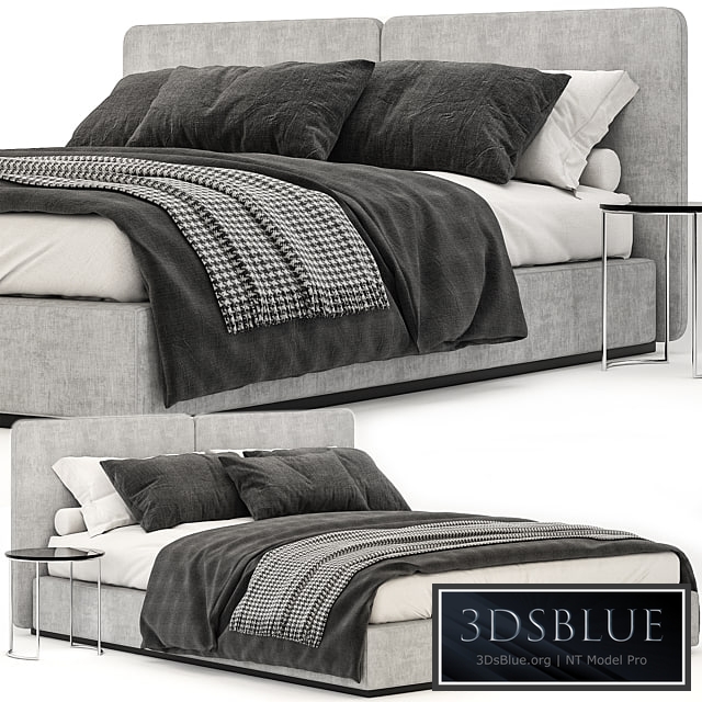 Tatlin lightgray bed