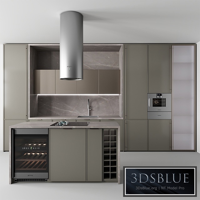 Kitchen №90 "Swamp Green"