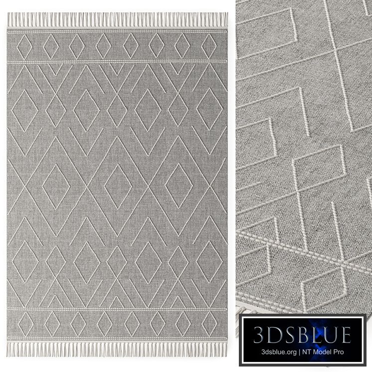 COTTON RUG SYDNEY GRAY