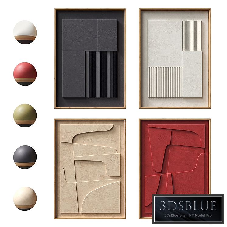 Atelier Plateau. Relief set 16