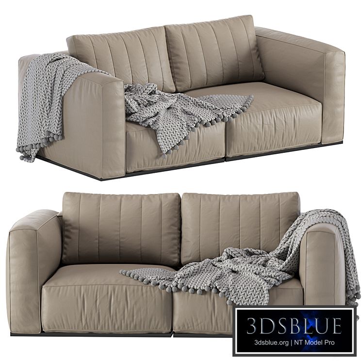 Modern Leather Modular Sofa