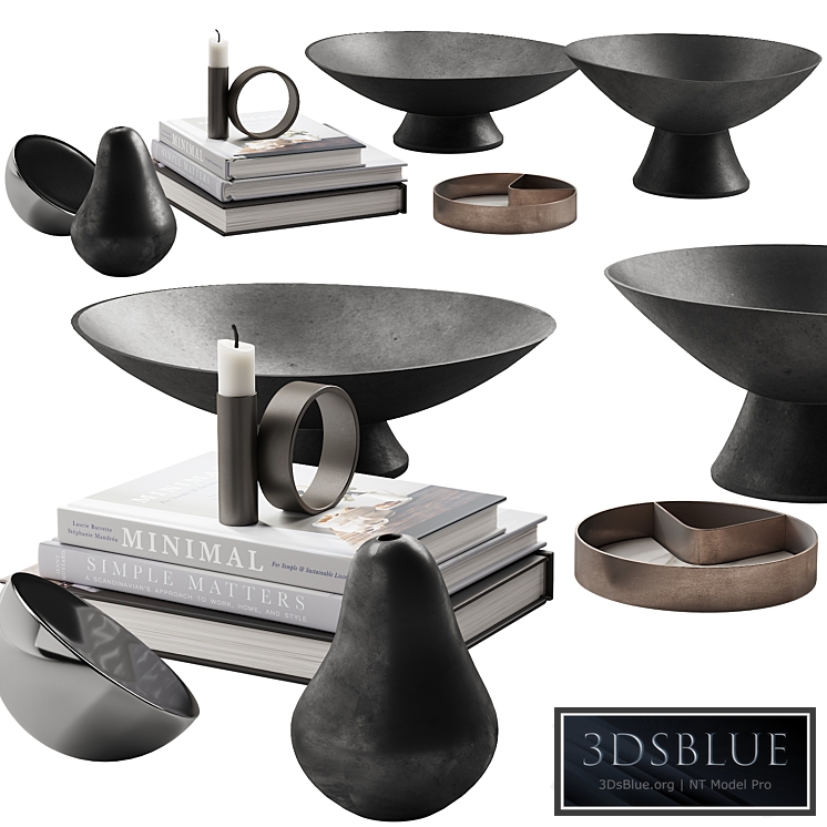 053_Living decor set PEAR and CANDLE 00