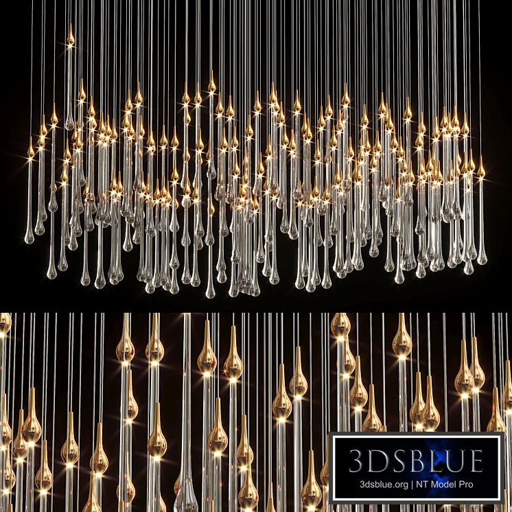 Glockiny Tear Drop Chandelier