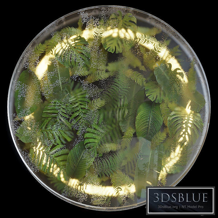 Greenbox - wall-mounted phytomodule with lighting Vargov Design