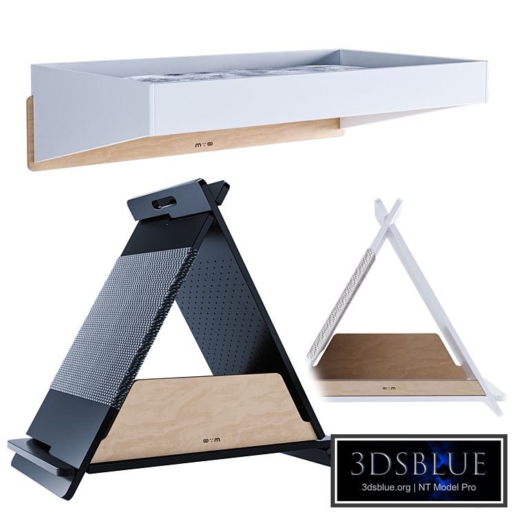 House and bed for a cat