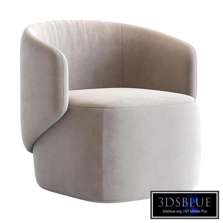 Crescent armchair