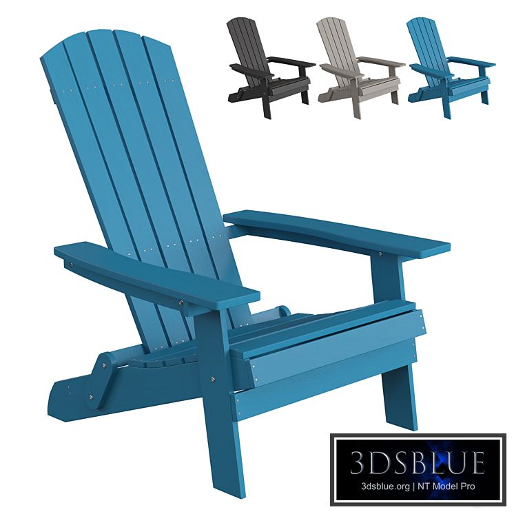 Outdoor garden Adirondack Chair Charlestown All-Weather Flash Furniture JJ-C14505