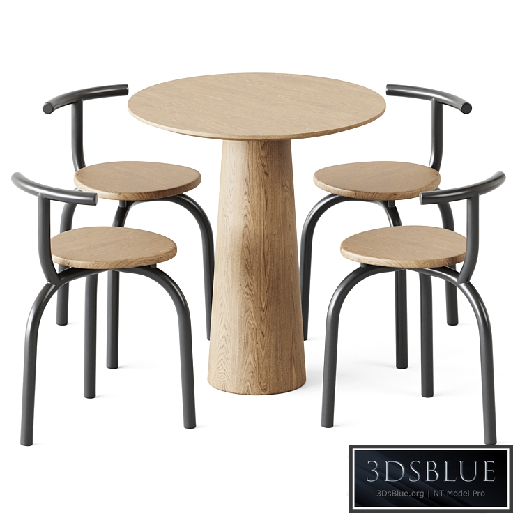 Table P.O.V. D70 by Ton and Ogle Chair by Hayo Gebauer