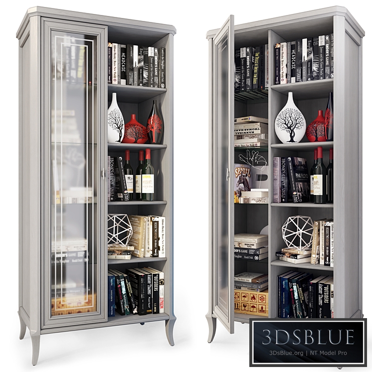 Showcase, bookcase by Angstrem