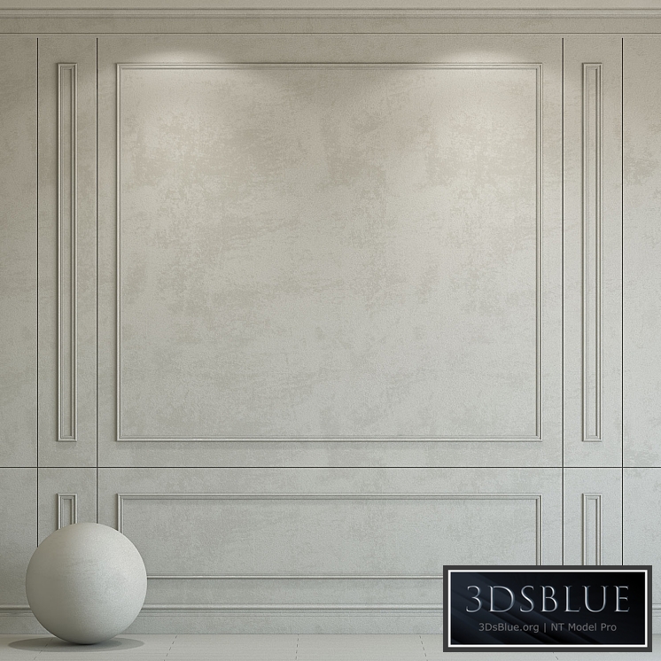 Decorative plaster with molding 221