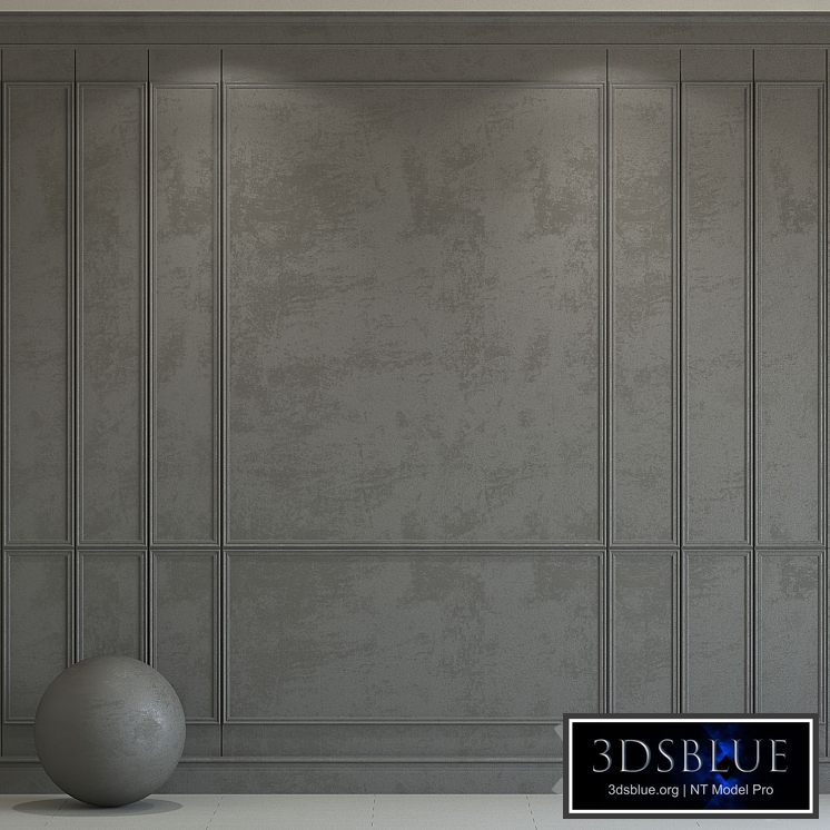 Decorative plaster with molding 223