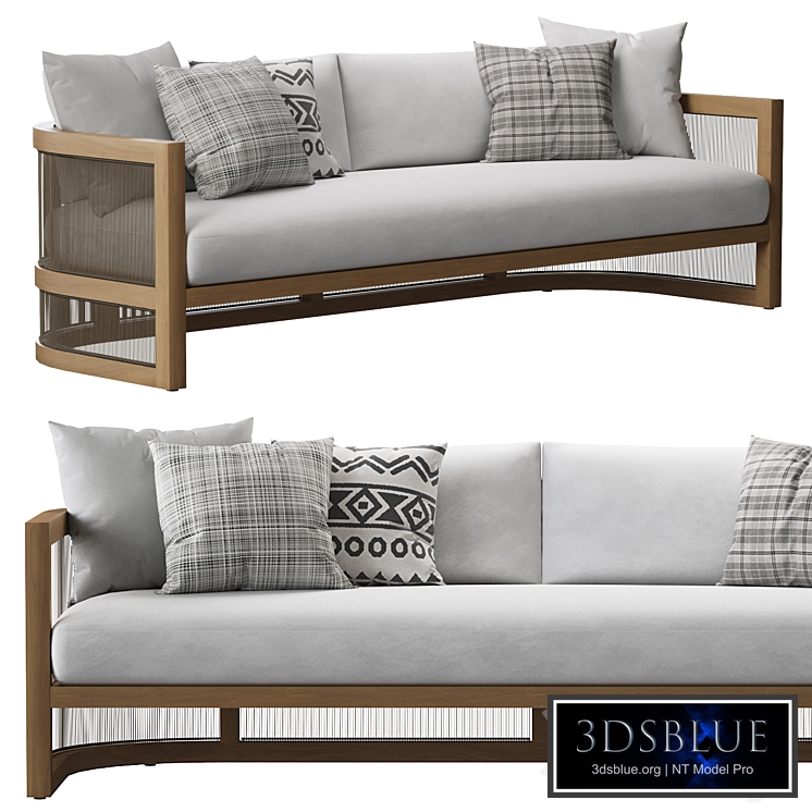 RH | Capri Teak Outdoor Modern