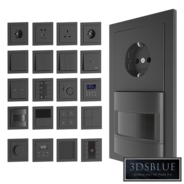 Jung LS Flat design set 2