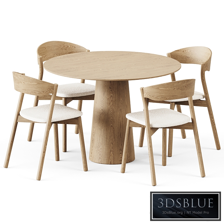 Table POV D110 by Ton and Wooden Chair Tube by Miniforms