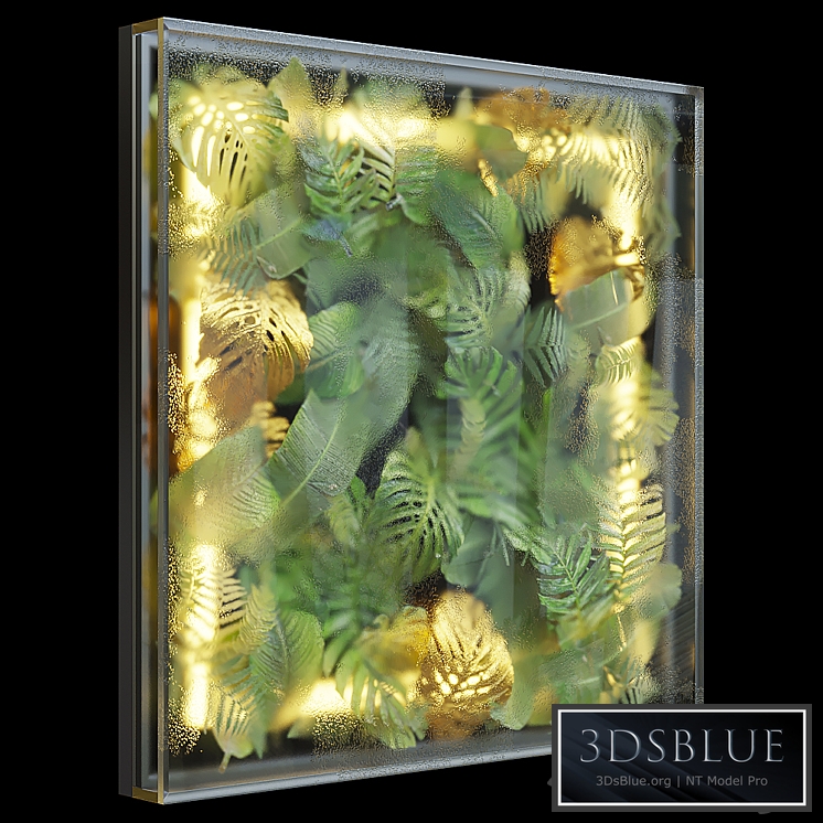 Greenbox - wall-mounted phytomodule with lighting Vargov Design