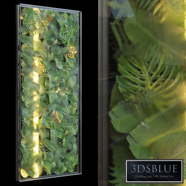 Greenbox - wall-mounted phytomodule with lighting Vargov Design