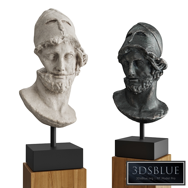 Hermes with helmet bust