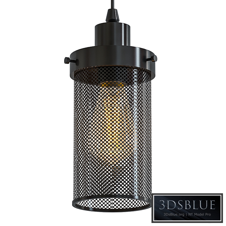 Black Mesh Cylinder