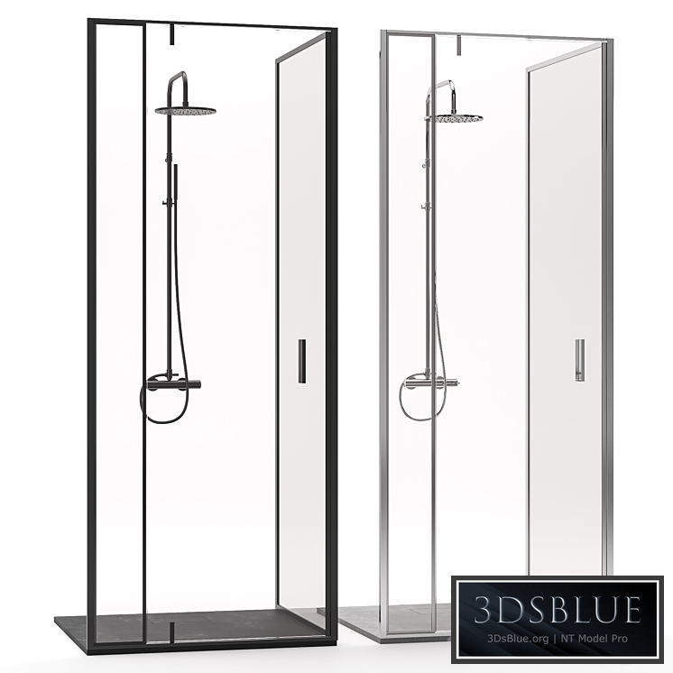 Shower cabin with shower system from Carlo Frattini
