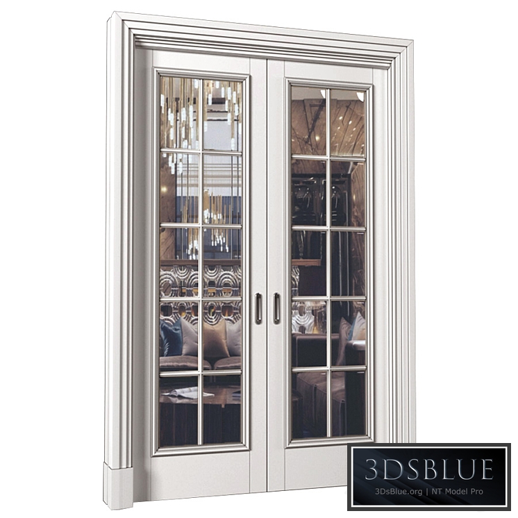 Interior sliding doors in Art Deco style. French Art Deco Sliding Folding Modern Doors