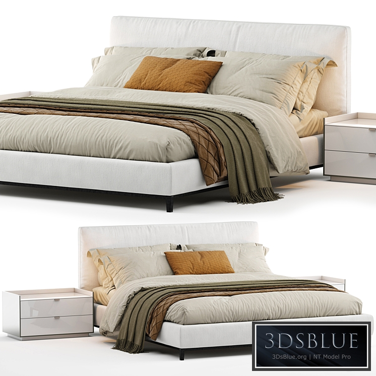 Bed minotti andersen