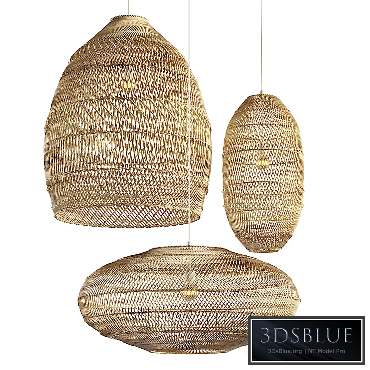 Aliexpress rattan chandelier set