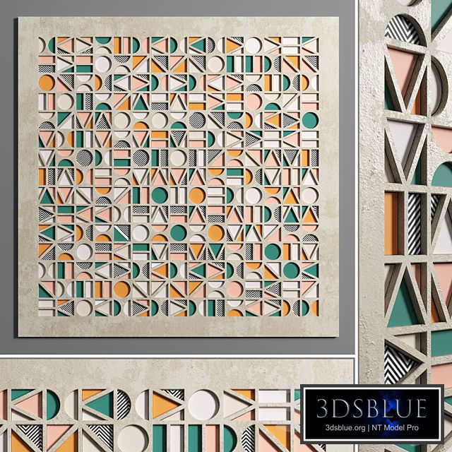 Arch frame 03 MODULE LASER CUT ARTWORK shapes geometry