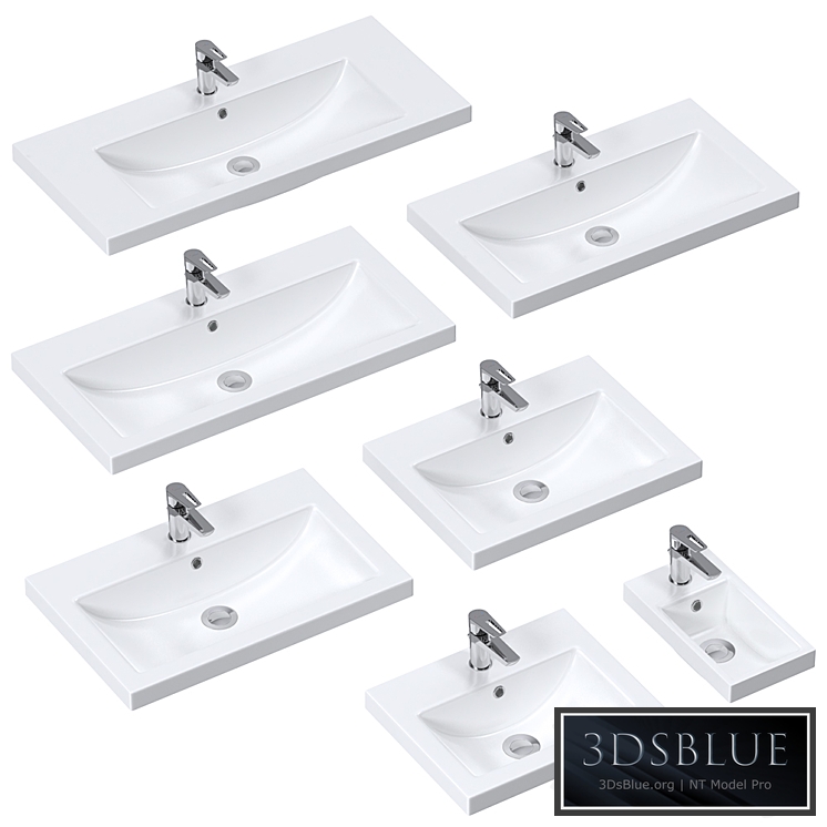 Washbasins Cersanit COMO
