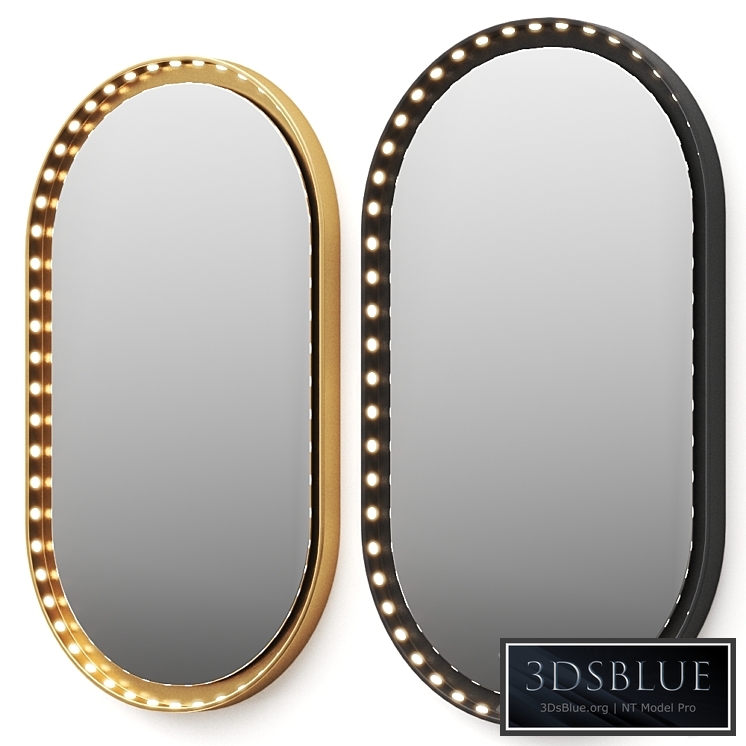 Vanity Oval by Le Deun Luminaires Mirror Led Backlight