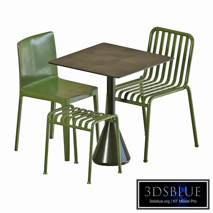 Hay table and chairs set 5