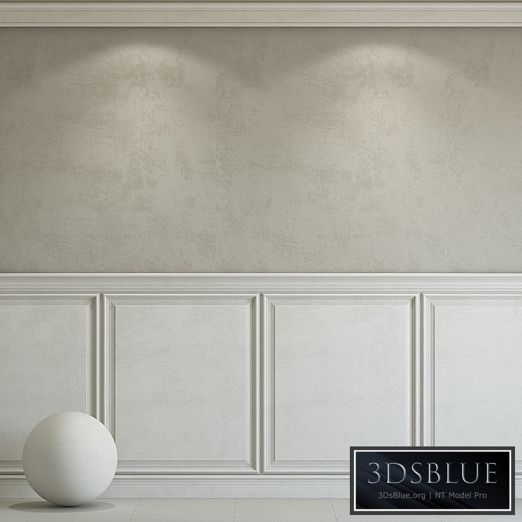 Decorative plaster with molding 229