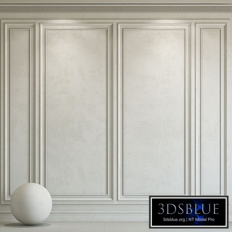 Decorative plaster with molding 235