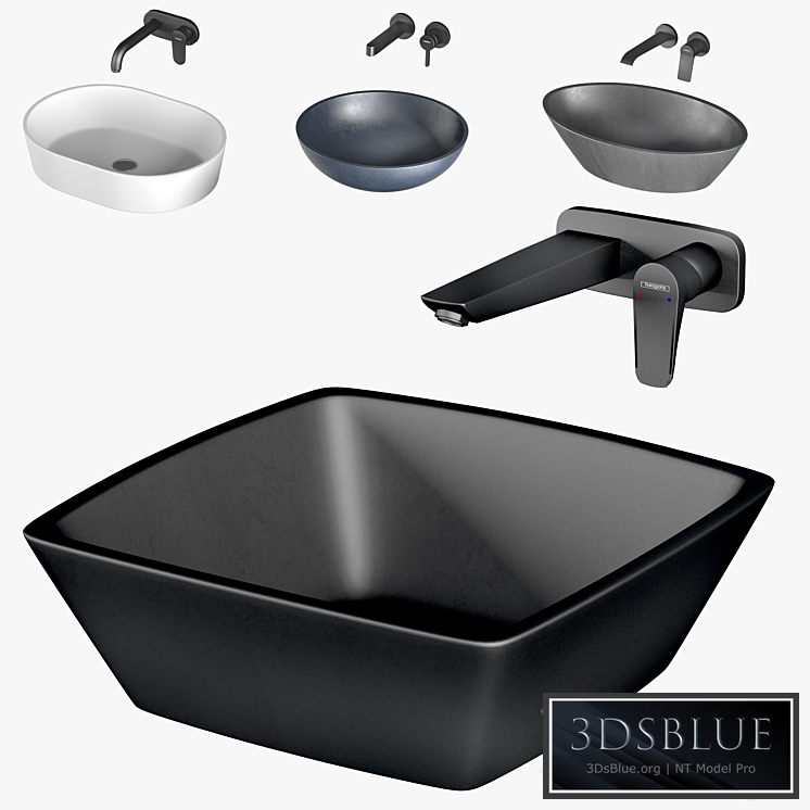 Corian sinks with Hansgrohe mixers