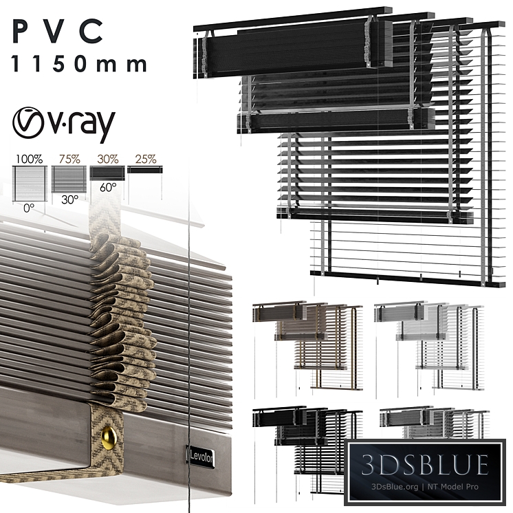 PVC Blind 1150 in 45 mm-Vray