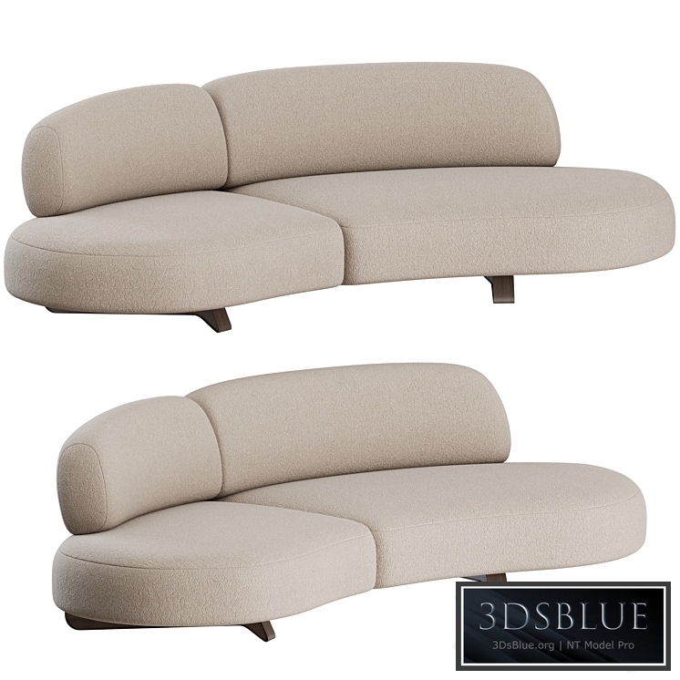 Vao 250 Curved Sofa by Paolo Castelli