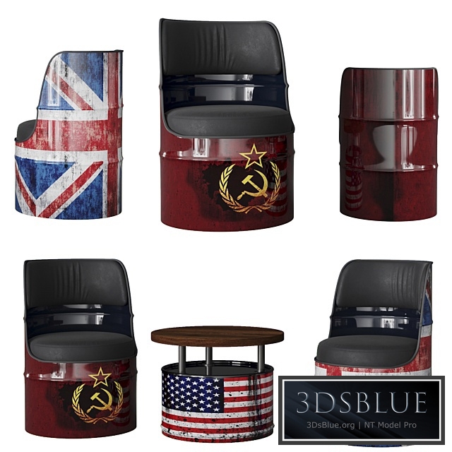 Bar stool and bar table